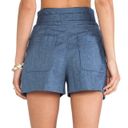 Marc by Marc Jacobs NWT  Jamie Stripe Indigo High Waist Shorts Photo 1