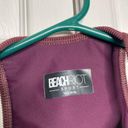 Beach Riot  Womens Sports Bra High Neck Maroon Metallic Size Small Photo 1