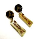 Vintage Atlanta Braves logo drop earrings Photo 1