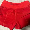 Lululemon Red Speed Shorts Photo 2