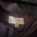 Oleg Cassini Lavender  Satin A-line Gown with Embroidered Waist Photo 4