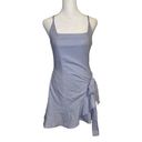 Princess Polly  Cottage Hill light blue wrap mini dress size 6 Photo 1