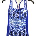 The North Face  Racerback Space Polkadot Athletic Tank Top Blue XS Photo 0