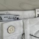 ZARA Slim Flare White Slit Jeans Photo 4