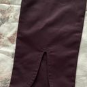 Emporio Armani New Sabrina Maroon Burgundy Cropped Slim Skinny Jeans, size 28” Photo 11