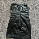 ZARA Leather Dress Photo 5