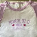 island girl honolulu baby tee White Photo 5