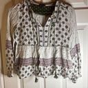 Market & Spruce  100% Rayon Bohemian Blouse Top, Size Sm.  Excellent Condition. Photo 0