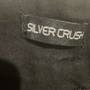 Silver Crush Black  Jean Shorts Photo 3