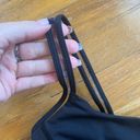 Lululemon Black  "straight up" Sports Bra size 8 Photo 1