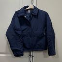 Free People Movement NEW  Midnight Navy Off The Bleachers Coaches Jacket XS $148 Photo 1