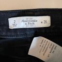 Abercrombie & Fitch Black Denim Shorts Photo 1