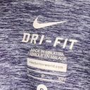 Nike  Running Dri Fit Womens 1/4 Zip Pull Over Shirt Purple/Olive Green Size Sm Photo 6