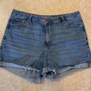 American Eagle Highest Rise Cross Over Mom Shorts Photo 2