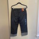 Gap  Jeans Dark Wash Kick Crop Denim Size 10R NEW WITH TAGS Photo 7