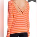 Z By Zella  Lightweight Sheer Athletic Top Orange Women Size Medium Photo 3