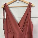 Lulus Lulu’s Dance The Night Away Dusty Rose V Cut Maxi Dress XL Photo 4