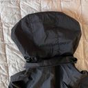 Sam Edelman  Black Hooded Longline Water Resistant Windbreaker - Small Photo 4