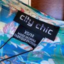 City Chic NEW  Istanbul Rhinestone Luxe Blue Maxi Dress Size 14 Photo 7