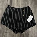 American Threads striped skort with buttons Photo 0