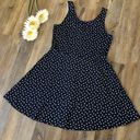 Divided  Navy and White Polk A Dot dress size 14 Photo 1
