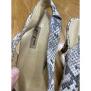 Paul Green  Avanti Pump Heels Women's 8/5.5 Gray Snakeskin Slingback Preppy S64 Photo 1