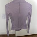 Athletic Zip Up Jacket Purple Photo 3