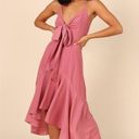 Petal and Pup  Mariana Rose Pink High Low Midi Dress XS Photo 6