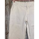 Maurice's Women's  White Capris Cropped Cuffed Pants Size 9/10 Photo 3