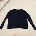 Everlane  wool navy blue V-Neck pullover lightweight sweater  SP 6002 Photo 5