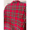 Banana Republic  Women’s Sleepwear Plaid Flannel Long Sleeve Shirt Size Medium Photo 3