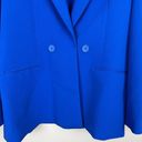 Nine West  Blazer Jacket Womens 16 Blue V-Neck Long Sleeve Office Career Workwear Photo 3