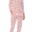 Cuddl Duds Sweater Knit 3/4 Sleeve Pajama Top And Banded Bottom Pajama Set Photo 1