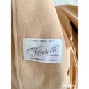 Nordstrom Vintage Camel hair Car Coat Size Medium Khaki Midi Classic union made 80s USA Photo 2