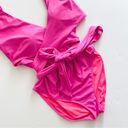 Aerie Tall Pink Wrap One Piece Swimsuit Photo 4