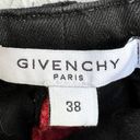 Givenchy  Paris Low Waist Black Denim Red Star Skinny Jeans Women's 38 / US 4 Photo 2