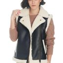 Koolaburra by Ugg Faux Leather and Sherpa Vest Photo 4