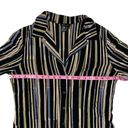 BCBGMAXAZRIA  striped button down top size L Photo 2