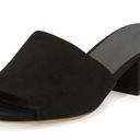 Vince  Rachelle 2 Suede Block Heel Slide Mule Sandals Black Women's 6.5 Photo 14