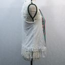 belle du jour  Flag-Print Fringe Graphic Tank Top Size Small Photo 4