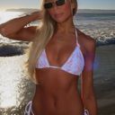 Boutique White With Pink Bows Bikini Set Photo 1