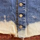 Levi's Y2K RETRO  BUTTON FRONT DENIM BLEACHED SKIRT Photo 3