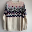 Divided H&M  Cream Geometric Holiday Crewneck Sweater Photo 1