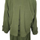 Gallery  Size 12 Olive Green Long Trench with Removable Lining Jacket Photo 4