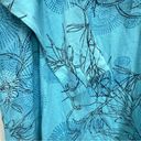 Columbia NEW  Turquoise and Navy Layer Look 3/4 Sleeve Print Top Size Medium Photo 8