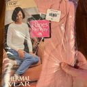 Hanes  Her Way Thermal Wear Top Pink Shirt Womens NWT Size 2X Vintage 1996 Photo 0