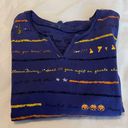 Onque Casuals Purple Halloween Shirt Women’s Size Small Ghosts Cats Witch Hats Photo 10