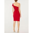 Likely  packard red one shoulder pencil fit dress size 8 Photo 1