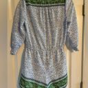 Eliane Rose Blue and Green Patterned Romper Preppy Photo 1