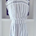 Rails  Smocked Waist Mini Dress Striped Linen Blend Size L New with Tag Photo 6